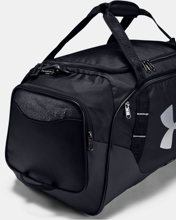 Under Armour Undeniable Duffle Bag Silver New Black 